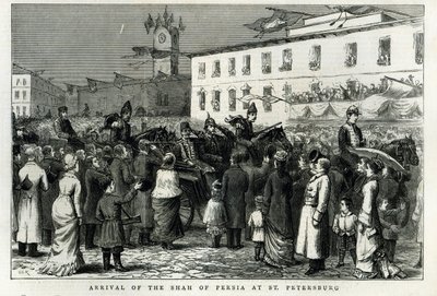 Arrival of the Shah of Persia at St. Petersburg, from 